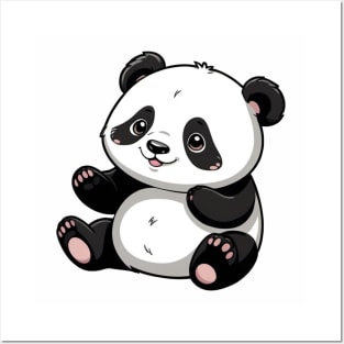 Kawaii Cute Panda Posters and Art